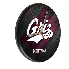 University of Montana Grizzlies Printed Wood Clock