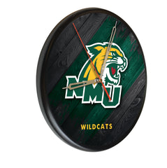 Northern Michigan University Wildcats Printed Wood Clock