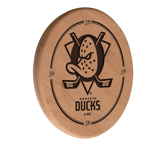 Anaheim Ducks Laser Engraved Wood Sign