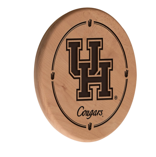 University of Houston Cougars Laser Engraved Wood Sign