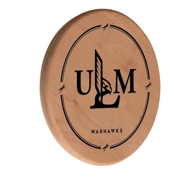 ULM Warhawks Engraved Wood Sign