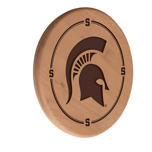 Michigan State Spartans Engraved Wood Sign