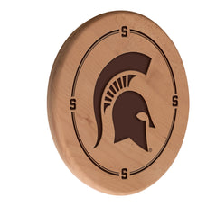 Michigan State Spartans Engraved Wood Sign