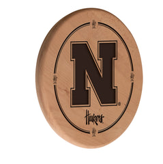 Nebraska Cornhuskers Engraved Wood Sign