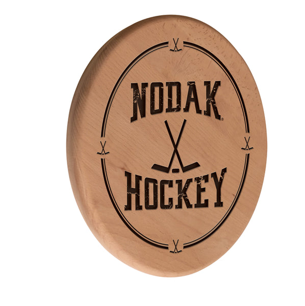 Nodak Hockey Engraved Wood Sign