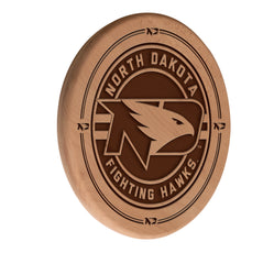 North Dakota Fighting Hawks Engraved Wood Sign