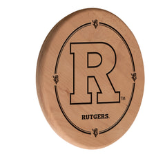 Rutgers Scarlet Knights Engraved Wood Sign