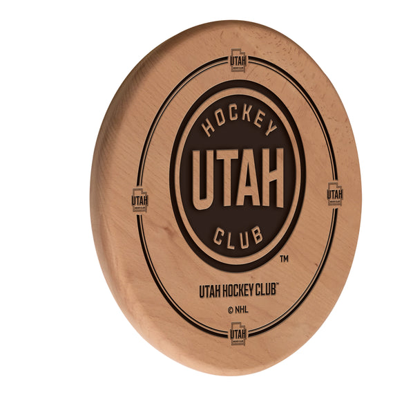 Utah Hockey Club Laser Engraved Wood Sign