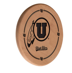 Utah Utes Engraved Wood Sign