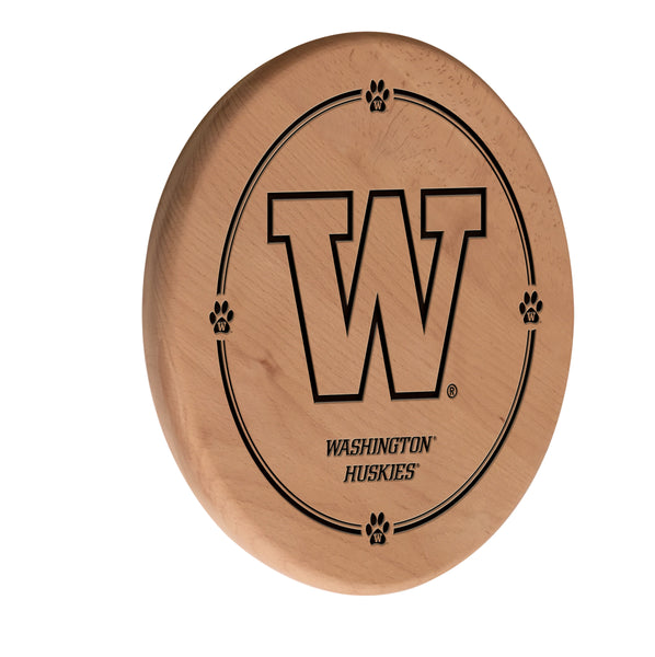 Washington Huskies Engraved Wood Sign