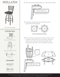 2026 Stanley Cup Champions Carolina Hurricanes L014 Bar Stool | NHL Carolina Hurricanes 2026 Stanley Cup Champions Counter Stool