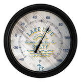 Eastern Washington University Logo LED Thermometer | LED Outdoor Thermometer