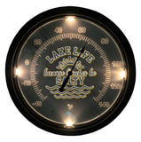 University of Alabama (Elephant) Logo LED Thermometer | LED Outdoor Thermometer