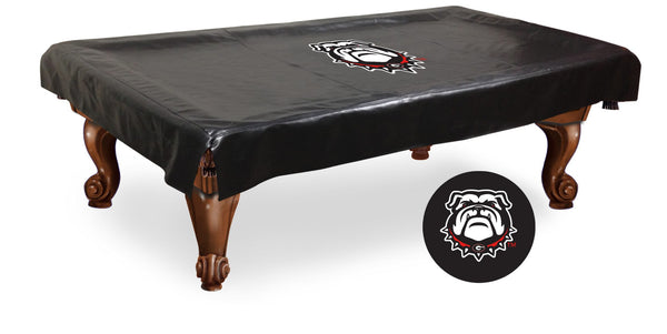 Georgia Bulldog Pool Table Cover
