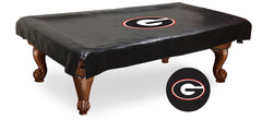 Georgia G Block Pool Table Cover