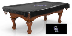 MLB's Colorado Rockies Team Logo Pool Table Cover From Holland Bar Stool Co.
