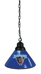 University of Maine Pool Table Pendant Light with a Black Finish