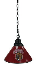 University of Montana Pool Table Pendant Light with a Black Finish