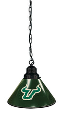 University of South Florida Pool Table Pendant Light with a Black Finish