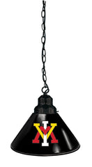 Virginia Military Institute Pool Table Pendant Light with a Black Finish