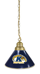 Kent State University Pool Table Pendant Light with a Brass Finish