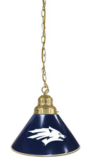 University of Nevada Pool Table Pendant Light with a Brass Finish