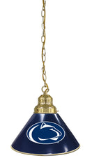 Penn State University Pool Table Pendant Light with a Brass Finish