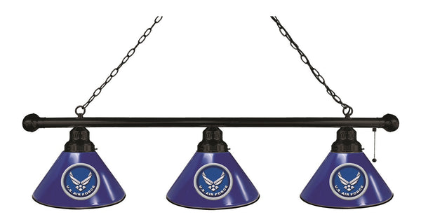 US Air Force Billiard Lamp | US Air Force 3 Shade Pool Table Light
