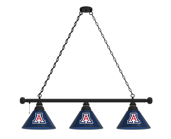 Arizona Wildcats 3 Shade Billiard Table Light