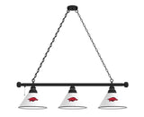 Arkansas Razorbacks 3 Shade Billiard Table Light