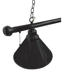 Black Non-Logo Plain Billiard Table Light Close Up