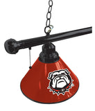 Georgia Bulldogs Mascot 3 Shade Billiard Table Light