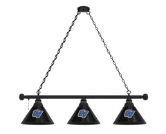 Grand Valley State Lakers Logo 3 Shade Billiard Table Light in Black Finish