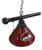 Louisiana at Monroe Warhawks 3 Shade Billiard Table Light