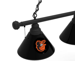 Baltimore Orioles 3 Shade MLB Baseball Billiard Table Light