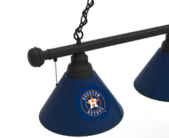 Houston Astros 3 Shade MLB Baseball Billiard Table Light
