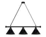 Miami Marlins 3 Shade MLB Baseball Billiard Table Light