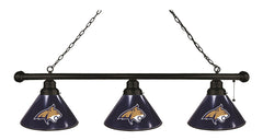 Montana State University 3 Shade Pool Table Lamp with Black Finish