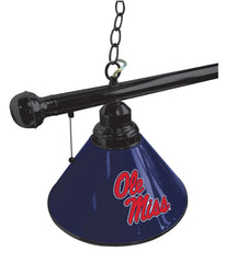 University of Mississippi Snooker Table Lamp Close Up