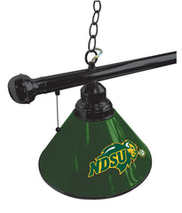 North Dakota State University Green Snooker Table Light Close Up