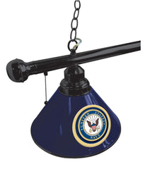 United States Navy Pool Table Lamp Close Up