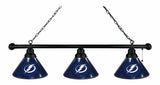 Tampa Bay Lightning 2020 Stanley Cup Championship 3 Shade Billiard Light