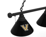 Vanderbilt Billiard Lamp | VU Commodores 3 Shade Pool Table Light