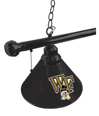 Wake Forest University Pool Table Lamp Close Up