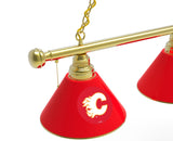 Calgary Flames 3 Shade Billiard Table Light