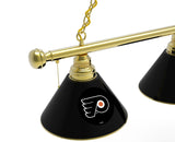 Philadelphia Flyers Billiard Light | Hockey 3 Shade Pool Table Light