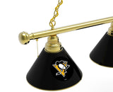 Pittsburgh Penguins Billiard Lamp | Hockey 3 Shade Pool Table Light