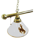 Wyoming Billiard Lamp | UW Cowboys 3 Shade Pool Table Light