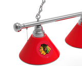 Chicago Blackhawks 3 Shade Billiard Table Light