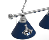 Tampa Bay Lightning 2021 Stanley Cup 3 Shade Billiard Light